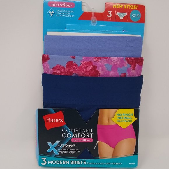 hanes x temp women's briefs